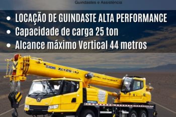 Gmg loca%c3%a7%c3%a3o de guindastes 25ton